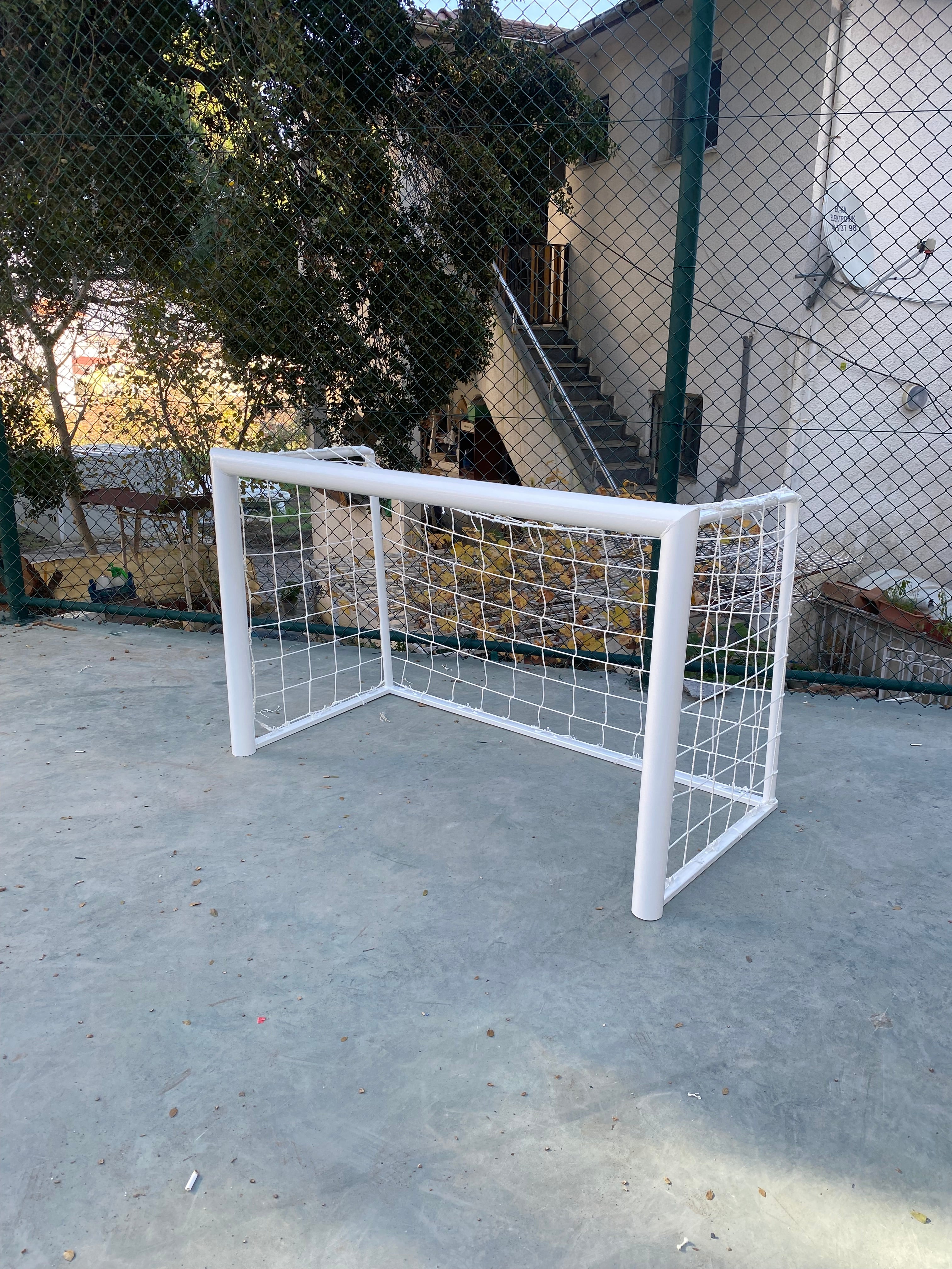 Demonte Seyyar Minyatür Futbol Kalesi Seti | 100x160 cm | 2'li Set | File Dahil | BİRLİKSPOR