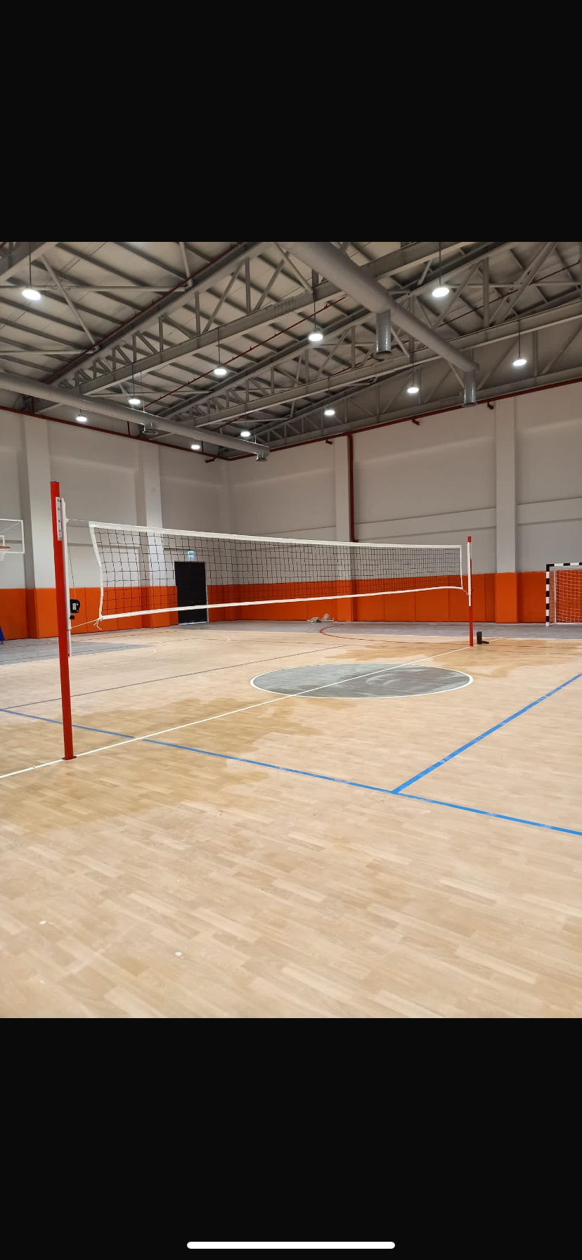 Voleybol Direk ve File Seti | 76x3 mm Metal Boru | Yükseklik Ayarlı | Kriko Sistemli | BİRLİKSPOR