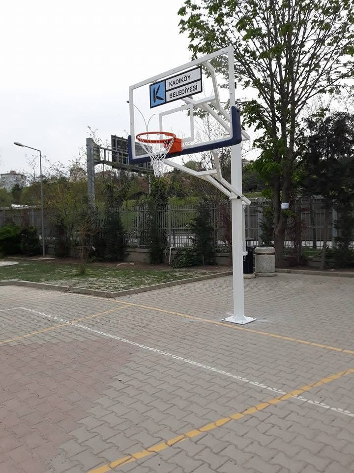 Yükseklik Ayarlı Sabit Basketbol Potası | 105x180 cm NBA Standart | Akrilik Panya | BİRLİKSPOR