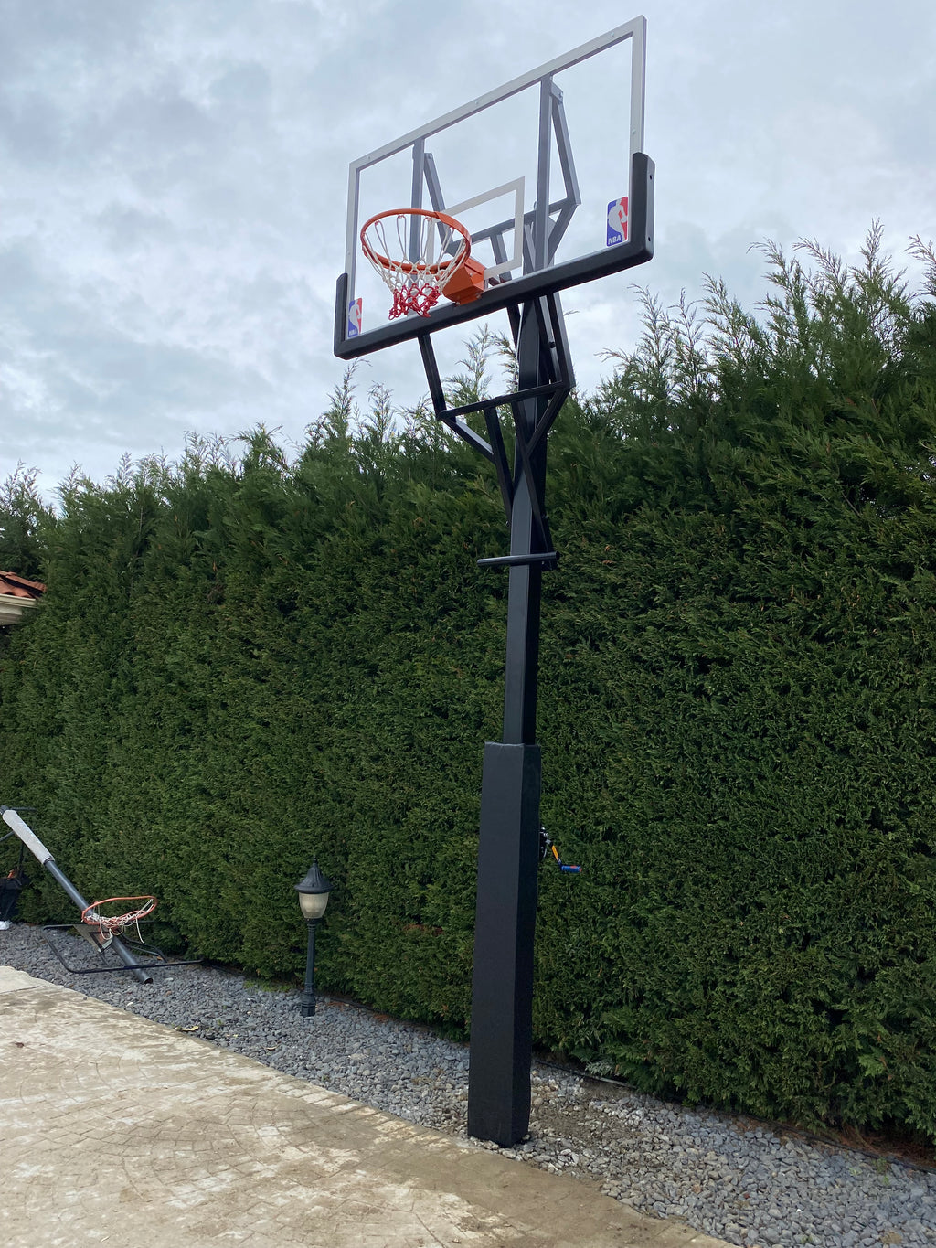 Yükseklik Ayarlı Sabit Basketbol Potası | 105x180 cm NBA Standart | Akrilik Panya | BİRLİKSPOR