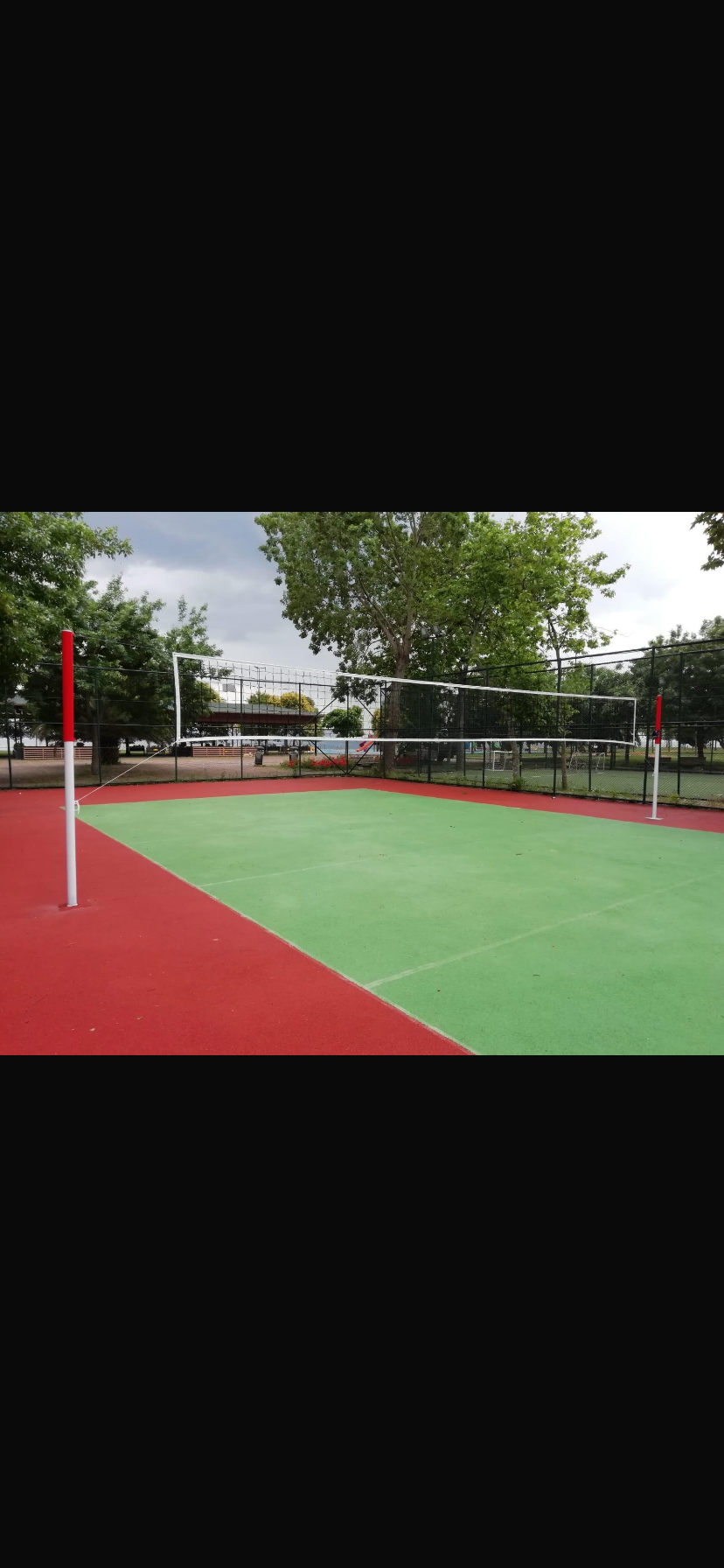 Voleybol Direk ve File Seti | 76x3 mm Metal Boru | Yükseklik Ayarlı | Kriko Sistemli | BİRLİKSPOR