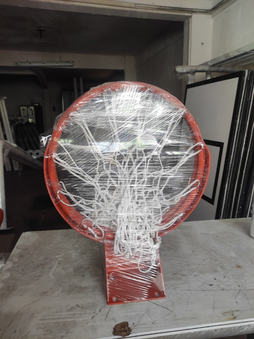 Sabit Basketbol Çemberi | 45 cm Nizami Çap | Kanca Sistemli | Lazer Kesim | File Dahil | BİRLİKSPOR