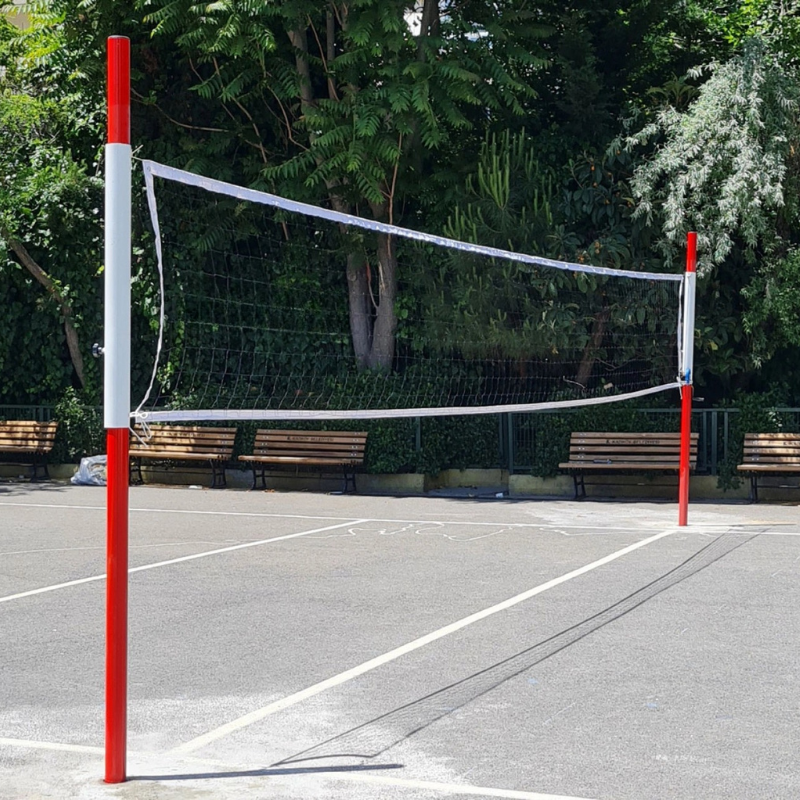 BirlikSpor | Çok Amaçlı File Direk Seti – Voleybol, Kort Tenisi ve Ayak Tenisi İçin