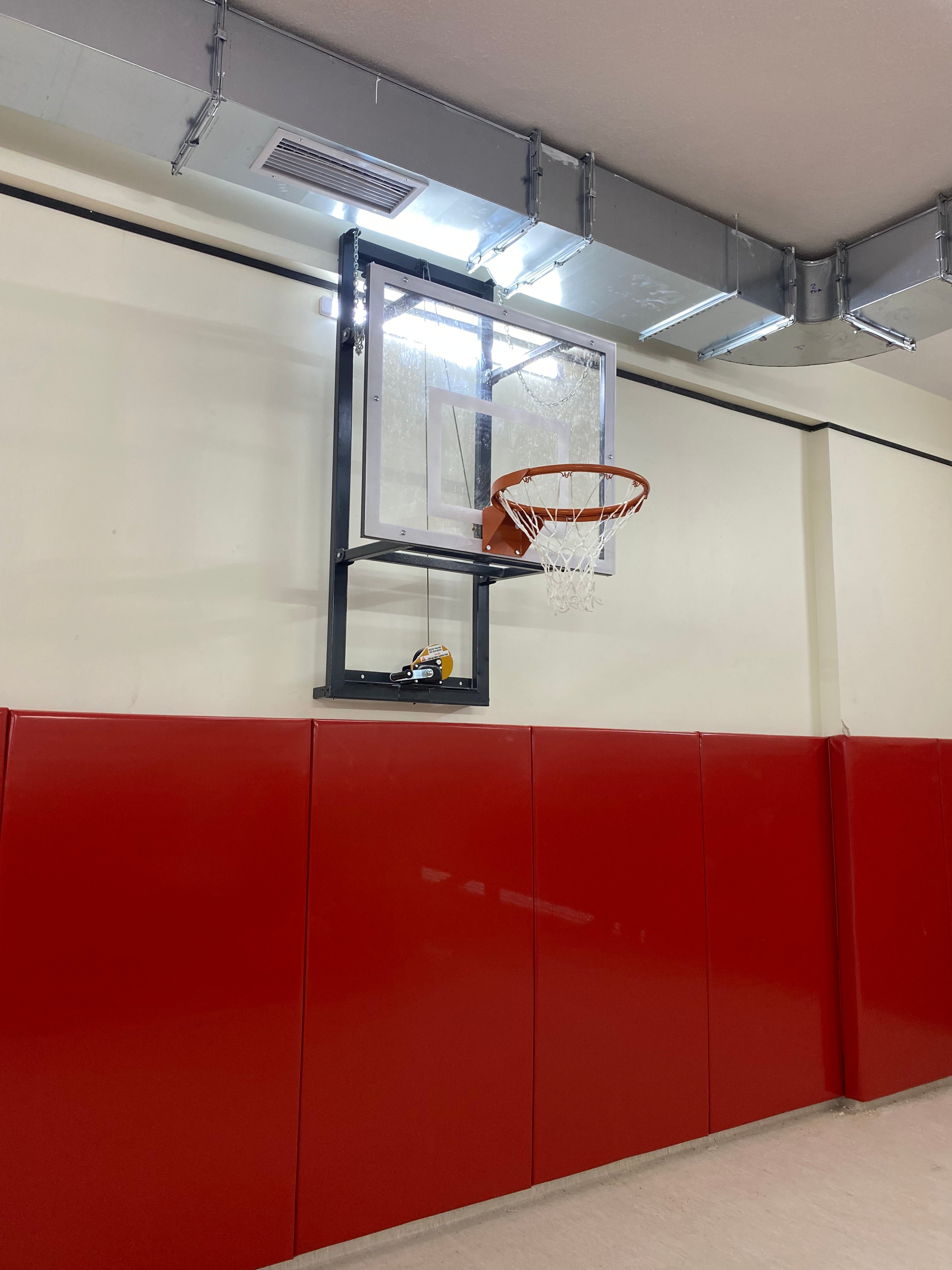 Duvar Koruma Minderi | Spor Salonu Duvar Pedi | 180 cm | Branda Kaplı | BİRLİKSPOR