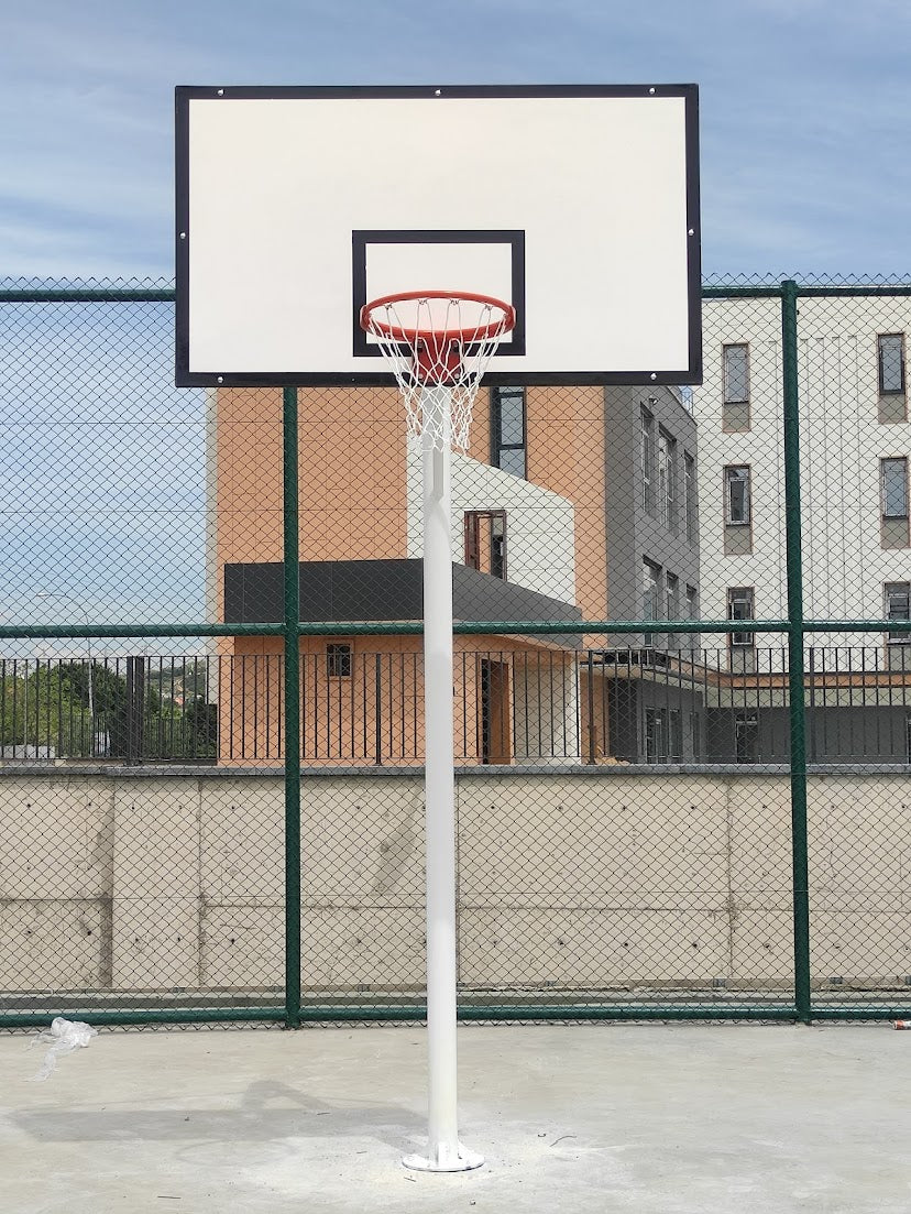Tek Direkli Basketbol Potası | 105x180 cm Fiber Panya | 114x4 mm Metal Direk | BİRLİKSPOR