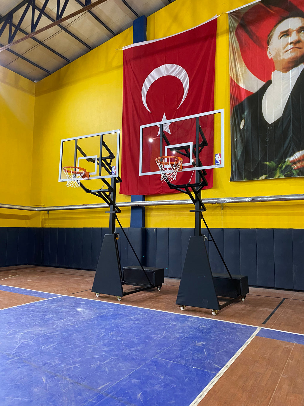 Seyyar Katlanabilir Basketbol Potası | Tekerlekli | BİRLİKSPOR