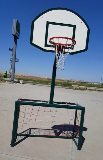 Demonte Seyyar Minyatür Futbol Kalesi Seti | 100x160 cm | 2'li Set | File Dahil | BİRLİKSPOR